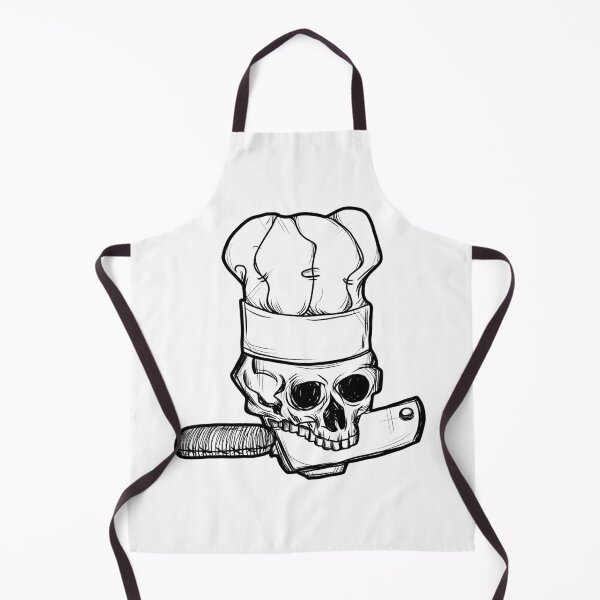 Item preview, Chef Skull with Knife designed and sold by Nico Del G.