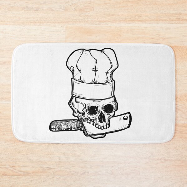 Item preview, Chef Skull with Knife  designed and sold by Nico Del G.