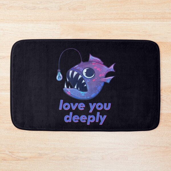 Item preview, Love You Deeply Anglerfish Creature (Purple) designed and sold by GalaxyChicken.