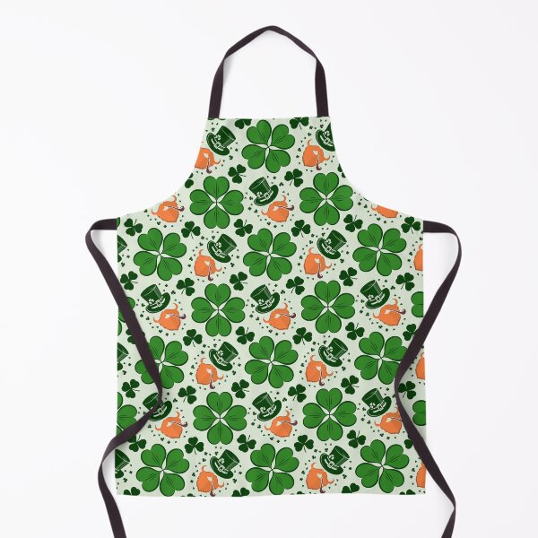 Item preview, St. Patrick's Day Green Shamrocks Pattern designed and sold by Chill360.