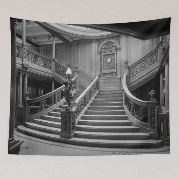 Item preview, RMS Olympic Grand Staircase - Circa 1911 designed and sold by warishellstore.