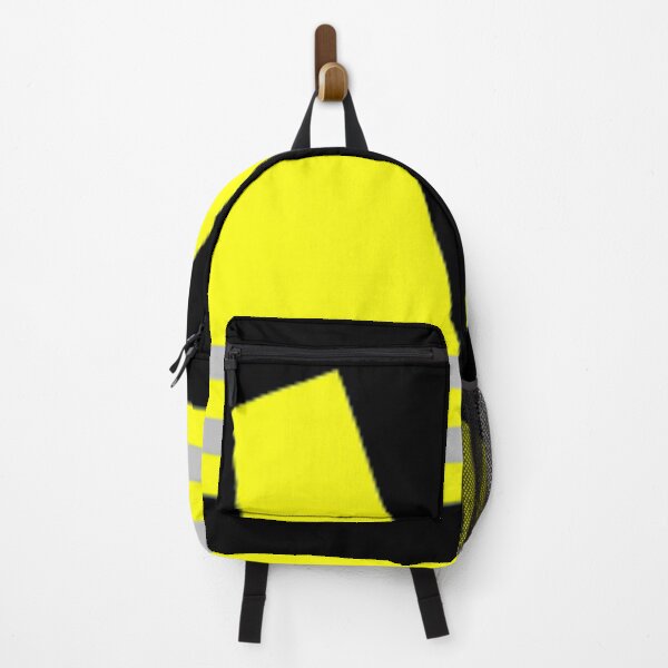 #Yellow, #high-#visibility #clothing, patriotism, symbol, design, illustration, rows, striped Backpack