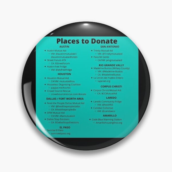 Item preview, PLACES TO DONATE designed and sold by LovelyGames.