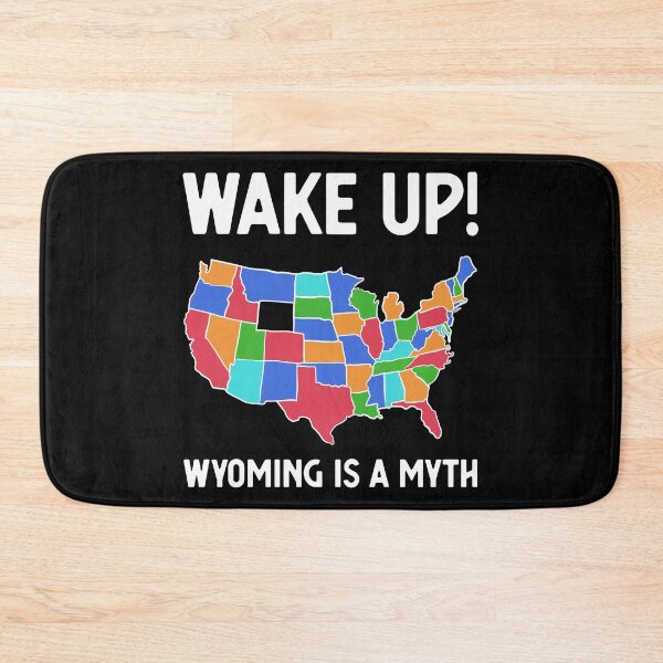 Item preview, WY Is A Myth Wyoming Doesn't Exist Conspiracy Theory graphic designed and sold by jakehughes2015.