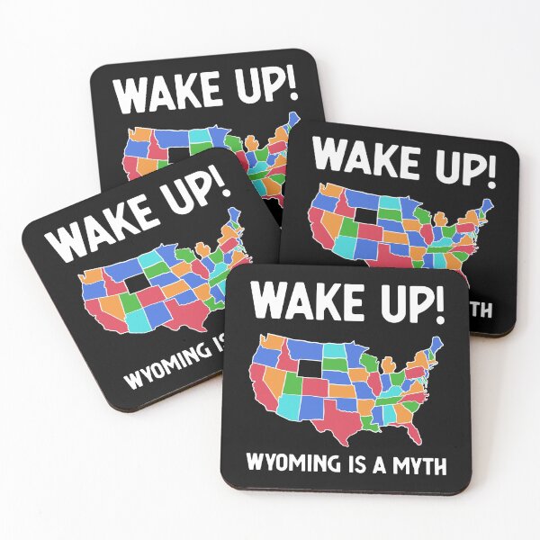 Item preview, WY Is A Myth Wyoming Doesn't Exist Conspiracy Theory graphic designed and sold by jakehughes2015.