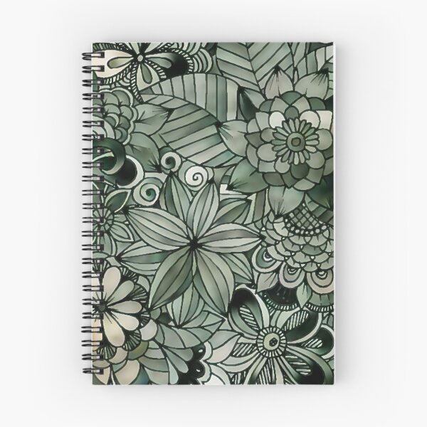 Item preview, Green Flower Pattern designed and sold by ClassicalAnime.