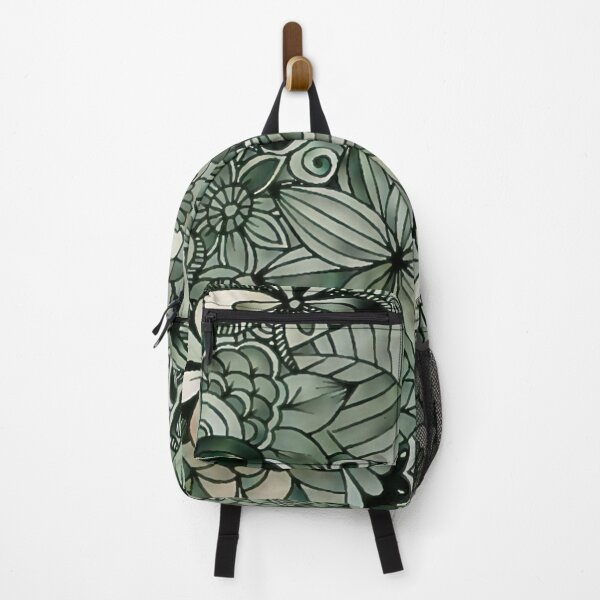 Item preview, Green Flower Pattern designed and sold by ClassicalAnime.