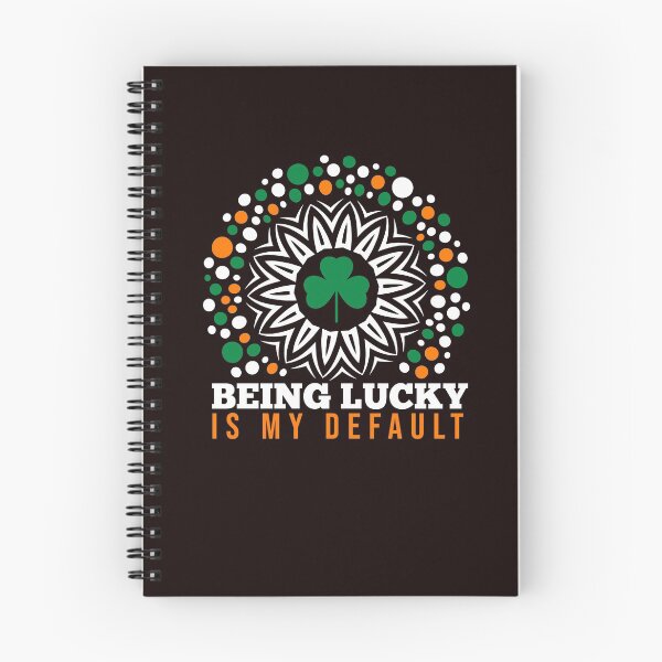 Item preview, Delightfully Lucky by Default Quote designed and sold by The Masked Designer.