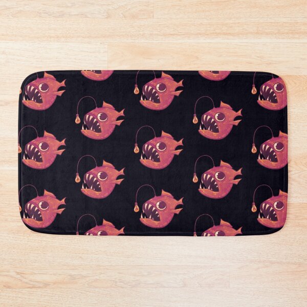 Item preview, Cute Anglerfish (Red) designed and sold by GalaxyChicken.