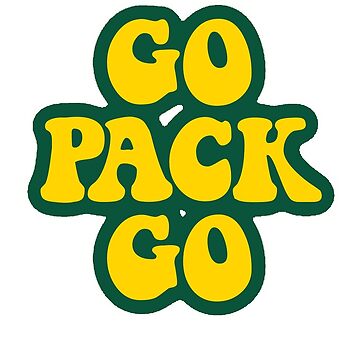 Go Pack Go Green Bay Packers  Kids T-Shirt for Sale by emfseal