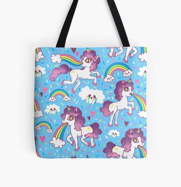Unicorn rainbows  All Over Print Tote Bag