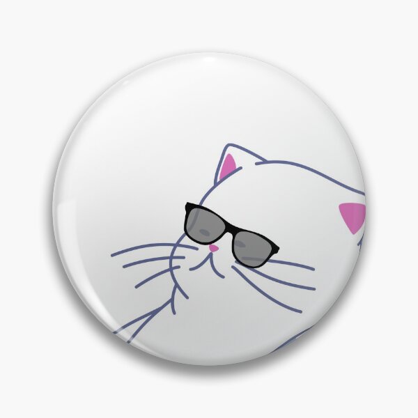 Item preview, blowa cat wearing glasses designed and sold by kwalia.