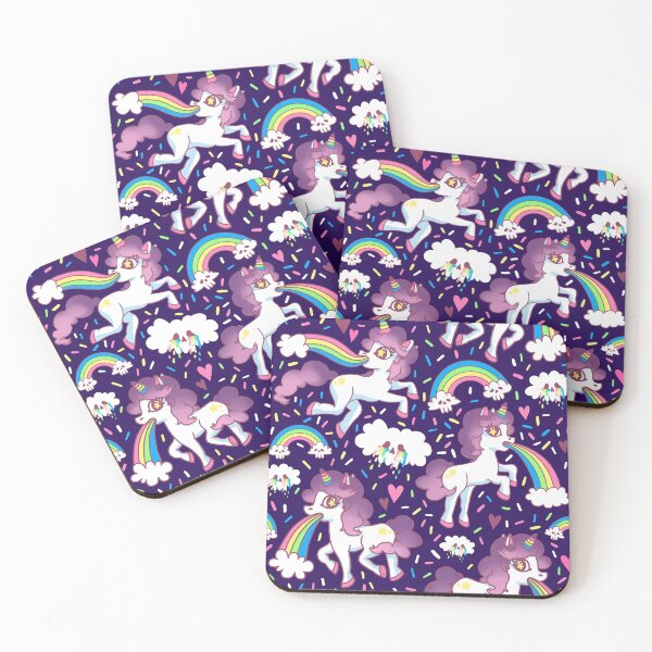 Item preview, Navy Unicorn rainbows  designed and sold by IsabelleWoody.