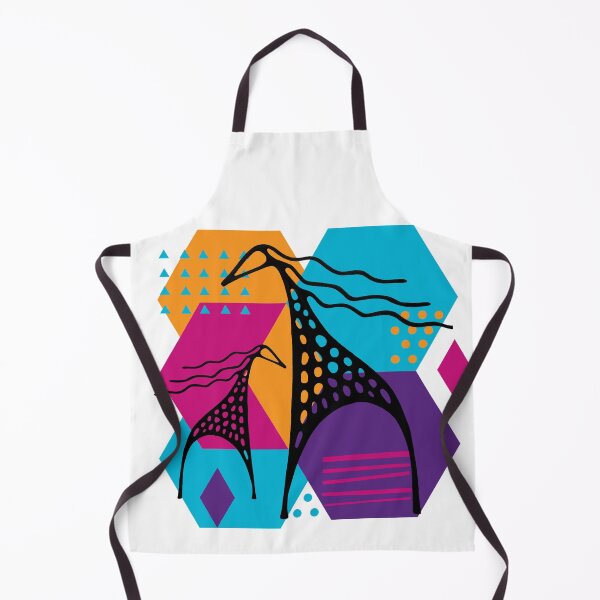 Item preview, Black Mother-Horse and her baby Walks Among Bright Figures designed and sold by ZetaUmbra.