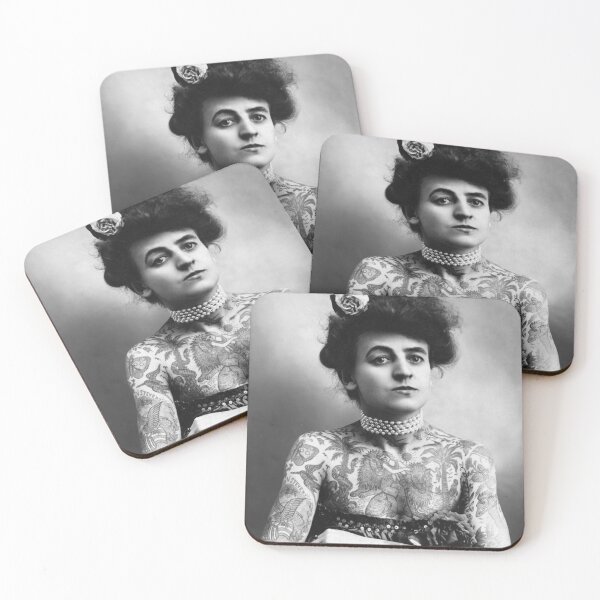 Item preview, Tattoo Artist Maud Wagner Portrait - Circa 1907  designed and sold by warishellstore.