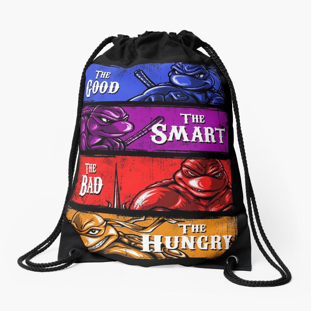 The Good, The Smart, The Bad, and The Hungry Drawstring Bag