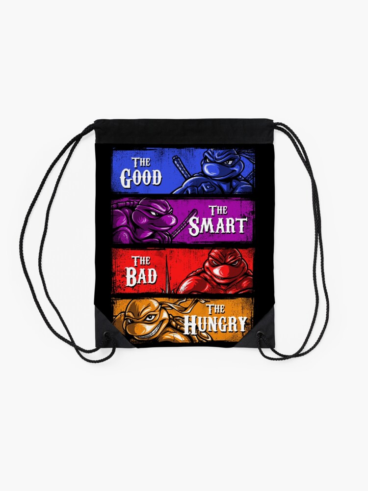 Alternate view of The Good, The Smart, The Bad, and The Hungry Drawstring Bag
