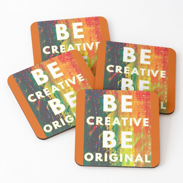 Item preview, Be Creative Be Original Motivational Quote designed and sold by Piztees.