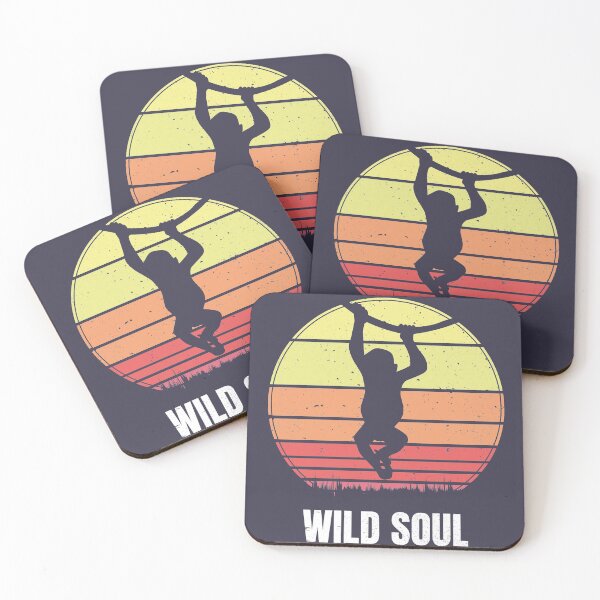Item preview, Chimpanzee - Monkey Vintage Retro Sunset - Wild Soul designed and sold by faudeltn.