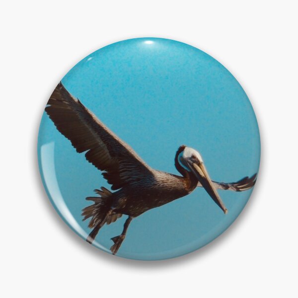 Item preview, Pelícano pardo en vuelo designed and sold by TheManley.