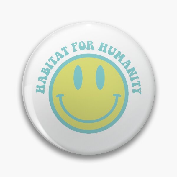 Item preview, Habitat for Humanity Smiley Face designed and sold by melinab1116.