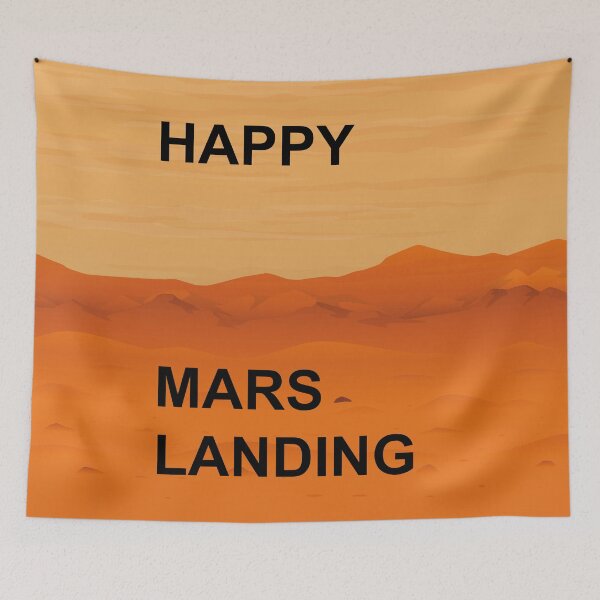 Item preview, Happy Mars Landing - Mission to Mars Perseverance designed and sold by NoMatterLab.