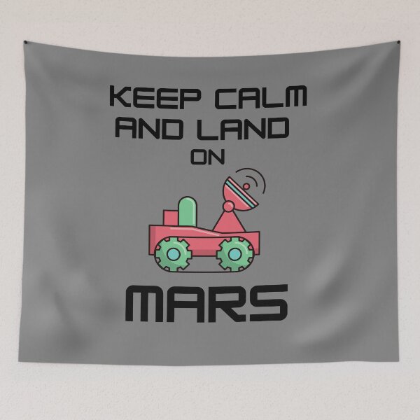 Item preview, Keep Calm and Land On Mars designed and sold by liftdesign.