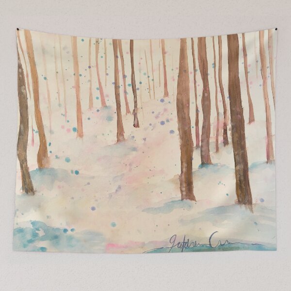 Item preview, The Snowflake Wood designed and sold by gretchenann.