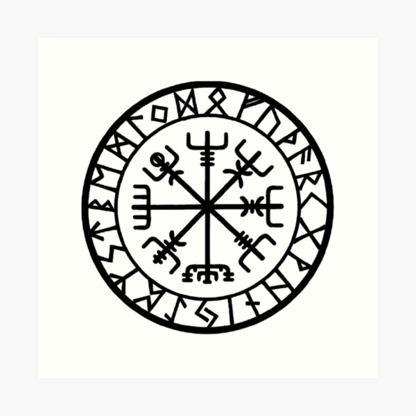 Vegvisir Art Prints | Redbubble