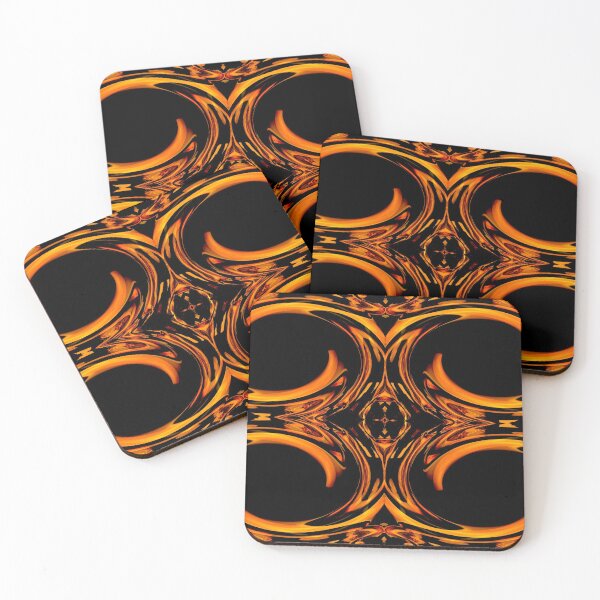 Item preview, Four Mirrored Spiraling Flames designed and sold by Geoff Treagus.