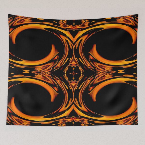 Item preview, Four Mirrored Spiraling Flames designed and sold by Geoff Treagus.