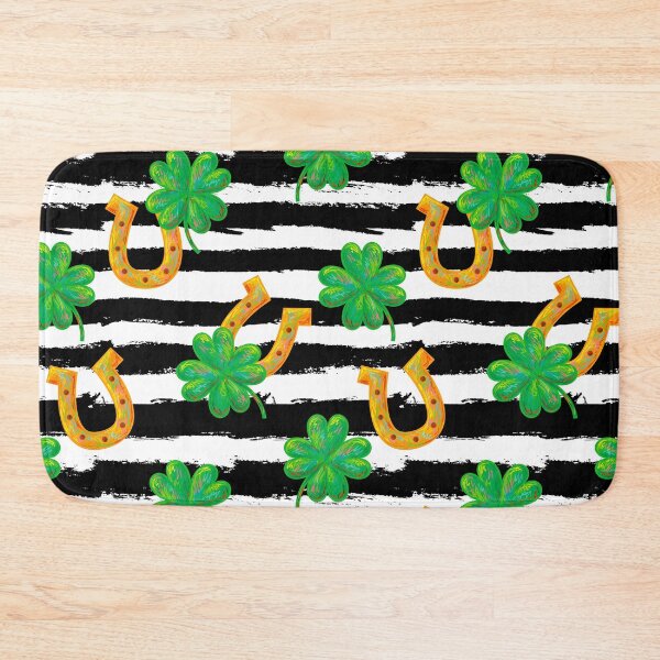 Item preview, St. Patrick's Day Shamrocks And Lucky Horseshoe designed and sold by Chill360.