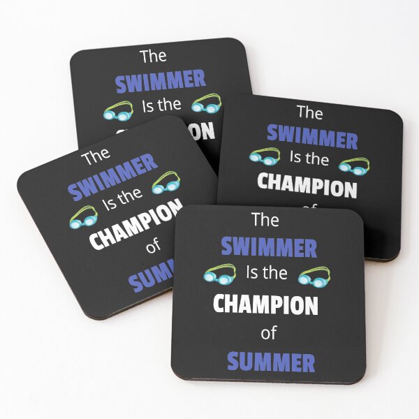 Item preview,  Motivational Swimmer Sayings, The Swimmer is the Champion of Summer designed and sold by remonss.
