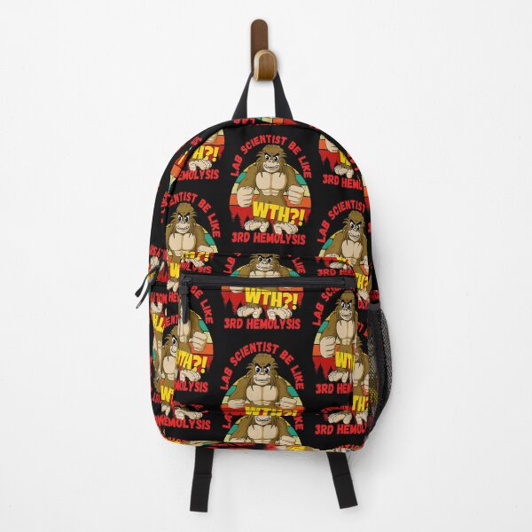 Item preview, MEDICAL LAB SCIENTIST TECH  BIG FOOT RETRO SUNSET WTH?! 3RD HEMOLYSIS FUNNY  designed and sold by Hippiesole.