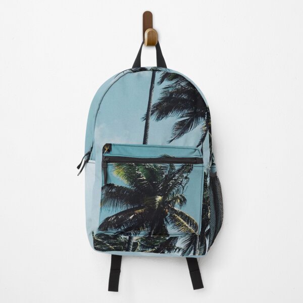 Item preview, Tropical palm trees on sunny cloudy blue sky designed and sold by MNCO.