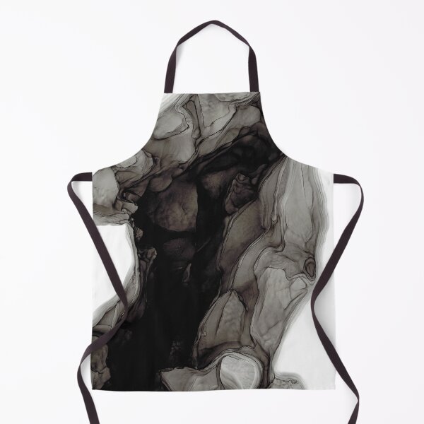 Item preview, Black Abstract 218 Modern Alcohol Ink Abstract Fluid Painting by Herzart designed and sold by herzart.
