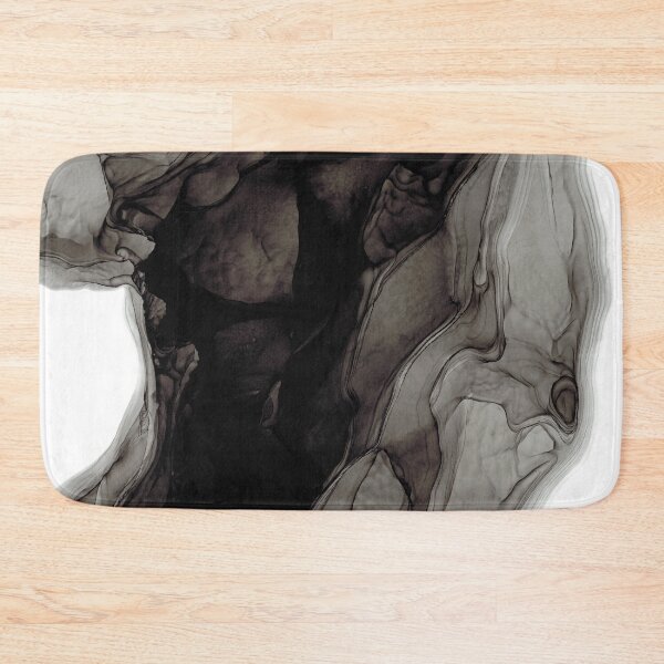 Item preview, Black Abstract 218 Modern Alcohol Ink Abstract Fluid Painting by Herzart designed and sold by herzart.