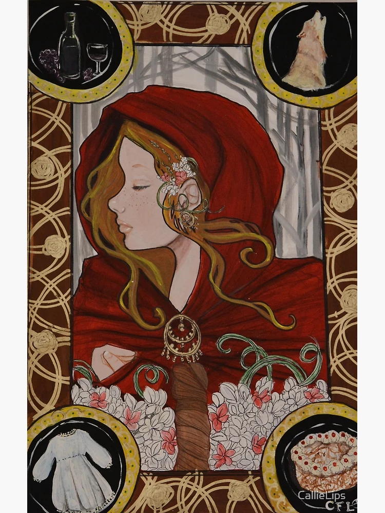 Thumbnail 3 of 3, Poster, Red Riding Hood designed and sold by CallieLips.
