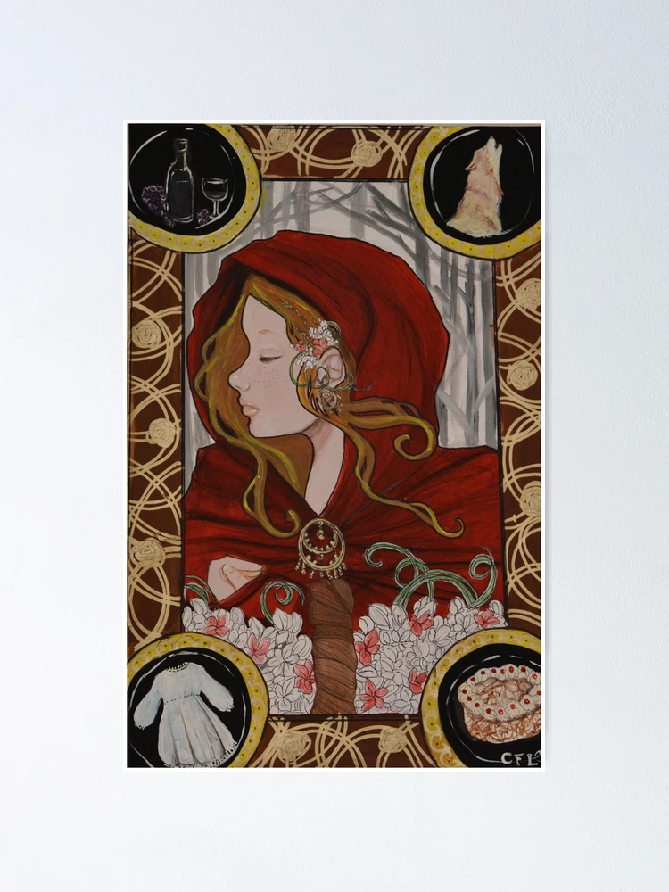 Thumbnail 1 of 3, Poster, Red Riding Hood designed and sold by CallieLips.
