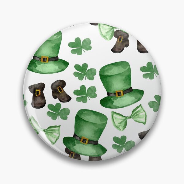 Item preview, St. Patrick's Day Shamrocks, Green Hats And Boots designed and sold by Chill360.
