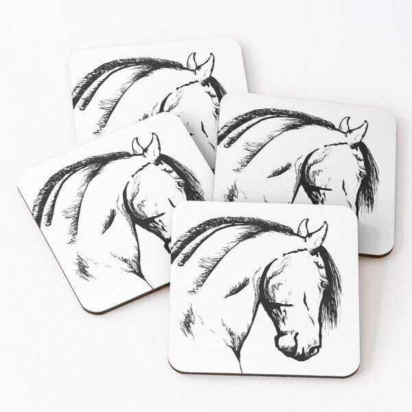Item preview, Elegant Graphic Horse Profile  designed and sold by Colelynnk.