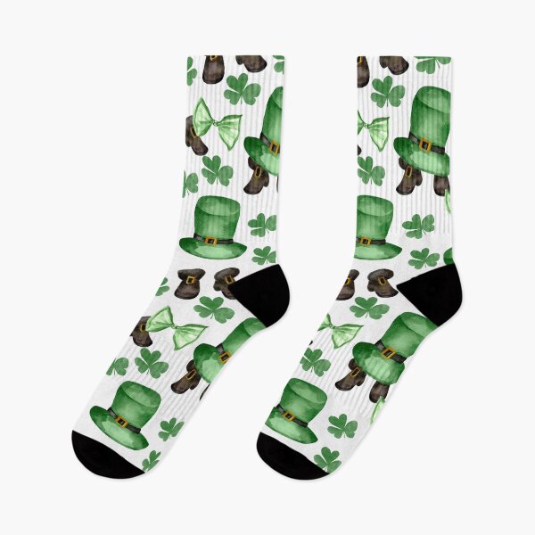 Item preview, St. Patrick's Day Shamrocks, Green Hats And Boots designed and sold by Chill360.