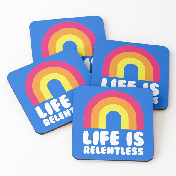 Item preview, Life Is Relentess Rainbow Funny designed and sold by yelly123.