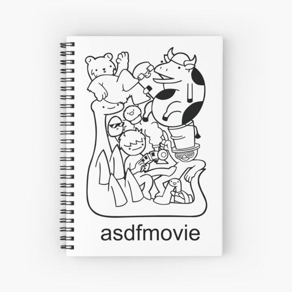 asdfmovie Spiral Notebook