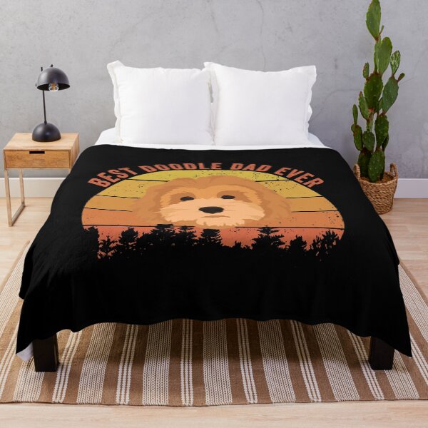 Item preview, Best Doodle Dad Ever Shirt Vintage Retro Style Gift For Goldendoodle Lover For Mens And Womens  designed and sold by dianoo.