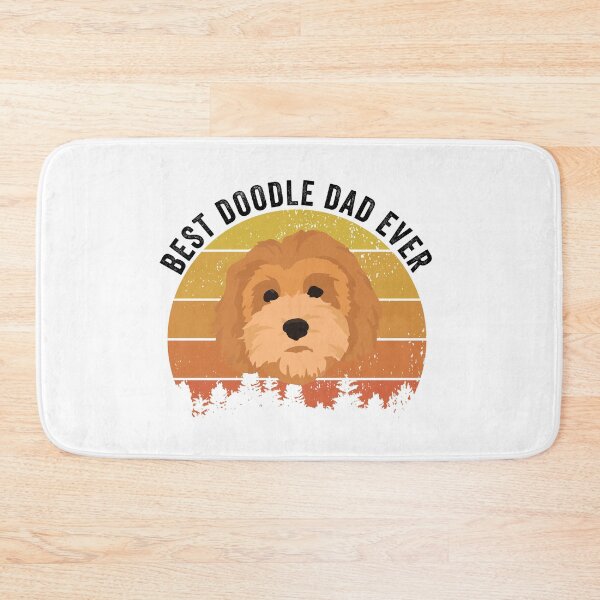 Item preview, Best Doodle Dad Ever Shirt Vintage Retro Style Gift For Goldendoodle Lover For Mens And Womens Tee designed and sold by dianoo.