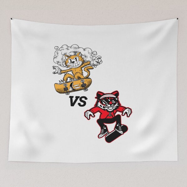Item preview, Cat vs Tiger Design designed and sold by boopsblunt.