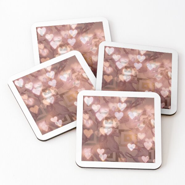 Item preview, Unicorns Appearing with Love Hearts  designed and sold by WildingClan.