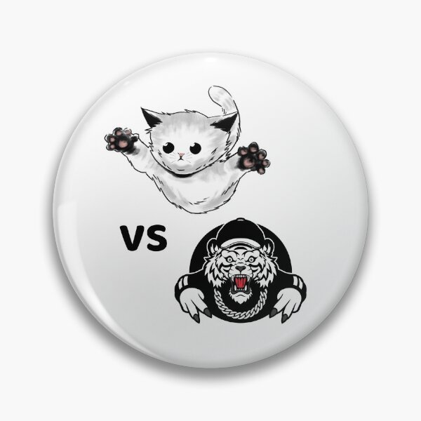 Item preview, Tiger vs Cat / Cat vs Tiger Design designed and sold by boopsblunt.