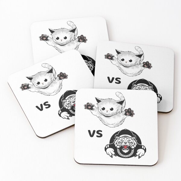 Item preview, Tiger vs Cat / Cat vs Tiger Design designed and sold by boopsblunt.